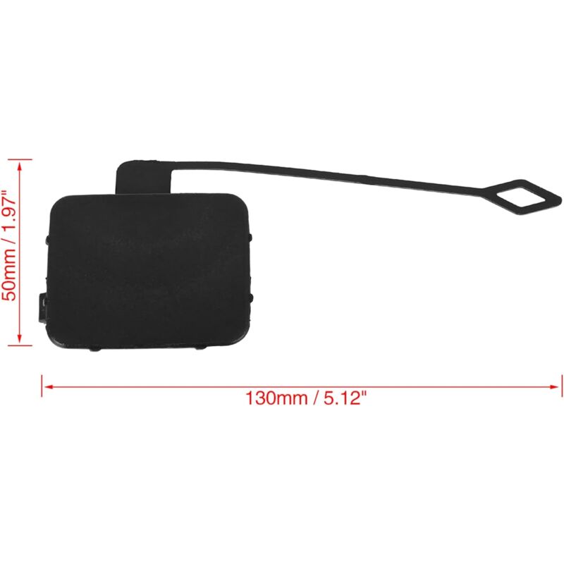 Car Front Tow Cover Replacement For Bmw 335Xi 2007 Base 3.0L 51117167575 New - Image 2