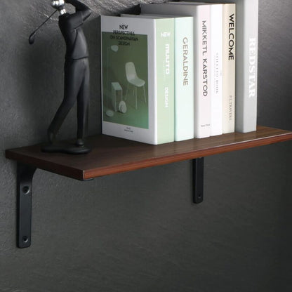 Wall Shelf Bracket, Matte Black Metal Bracket, Metal Shelf Support For Kitchen Decor, Heavy Duty Bracket, 100Mm100Mm, 4 - Image 3