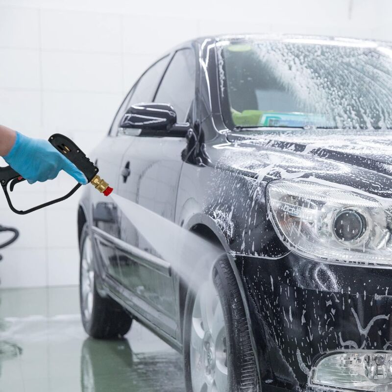 4000 Psi High Pressure Washer Gun With 5 Water Nozzle Tips, Car Cleaning Gun - Image 4