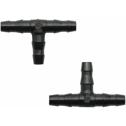 100 pcs Barbed Connectors Drip Irrigation,4/7Mm Universal Barbed Tee Hose,Suitable For 4/7Mm Drip Hose Watering Garden - Image 3