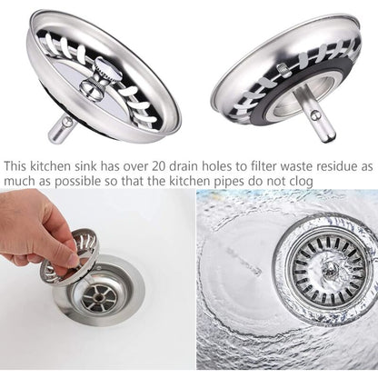 Kitchen Sink Filter, Sink Stopper, Stainless Steel Sink Filter, Stainless Steel Sink Stopper, Compatible With Most - Image 2
