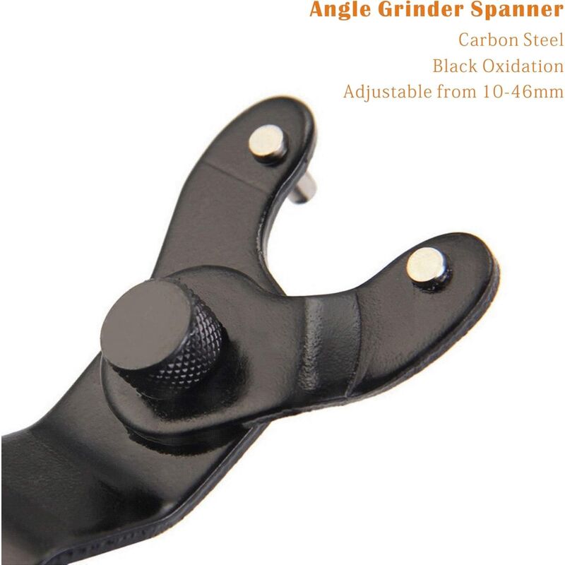 Universal Wrench For Angle Grinder 10-46Mm With Plastic Anti-Slip Handle - Image 2