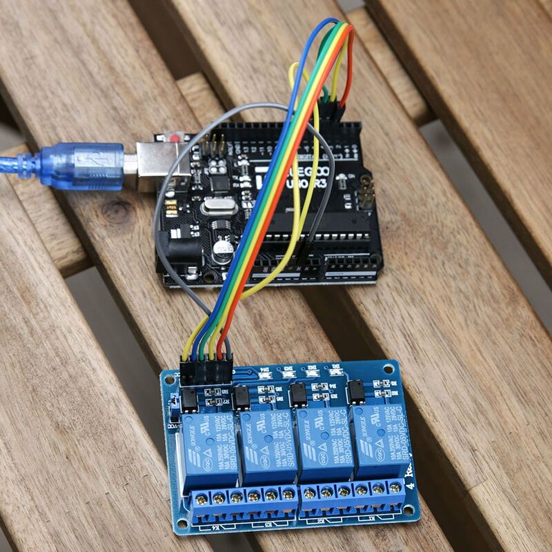 5V Dc Relay Module ４ Channels With Optocoupler ４-Channel Relay Module For Mega 2560 1280 Dsp Arm Pic Avr Stm32 - Image 2