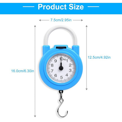 Luggage Scale, Max 10Kg Small And Portable Torque Scale With Comfortable Grip For Travel And Work - Image 2