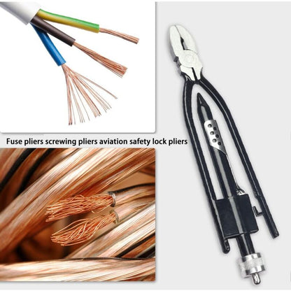 6 Inch Wire Twisting Pliers, Rivet Nut Pliers, High Carbon Steel Safety Wire Twister With Return Spring And Locking Jaws - Image 2