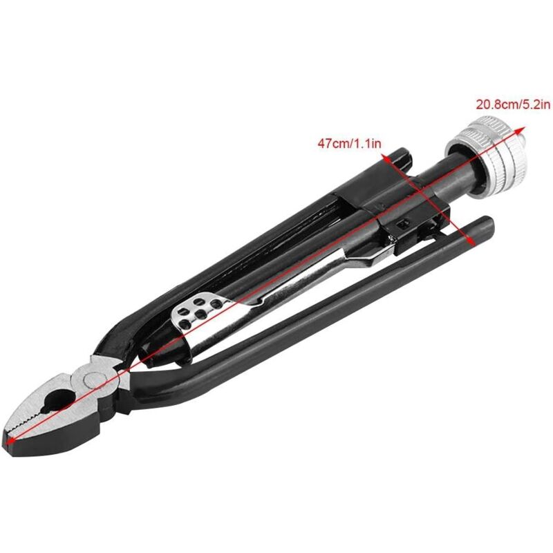 6 Inch Wire Twisting Pliers, Rivet Nut Pliers, High Carbon Steel Safety Wire Twister With Return Spring And Locking Jaws - Image 4