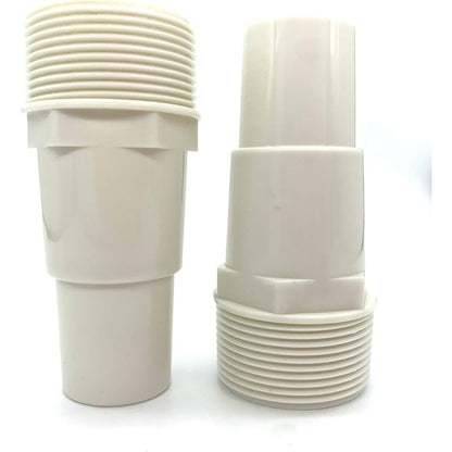 Pool Filter Pump Hose Adapter 1/4"-1/2" Thread 1.5" Pvc Fitting Connector 417-6060 (2 Pack) - Image 2