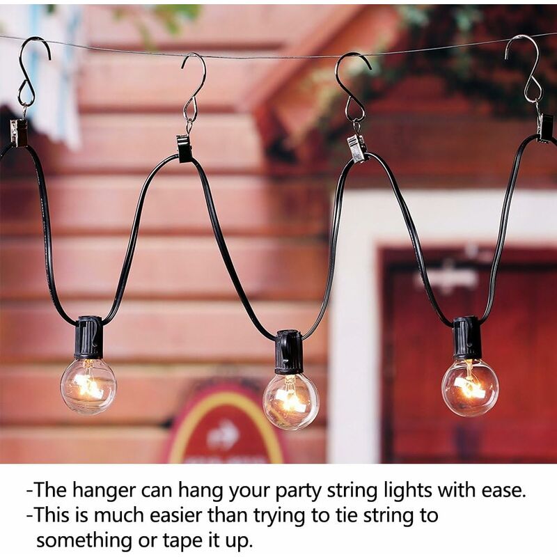 25 pcs Metal Curtain Hooks Hanging Clips For Curtain Party String Lights Outdoor Activity Wire Home Decoration - Image 4