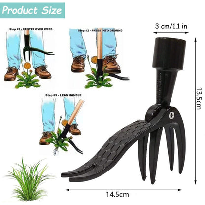 Tools Garden Manual Weeder Knife, Gardening Weed Puller Claw Tool, Hand Weeder Tool With 4 Claws, DAndelion Weed Puller - Image 2