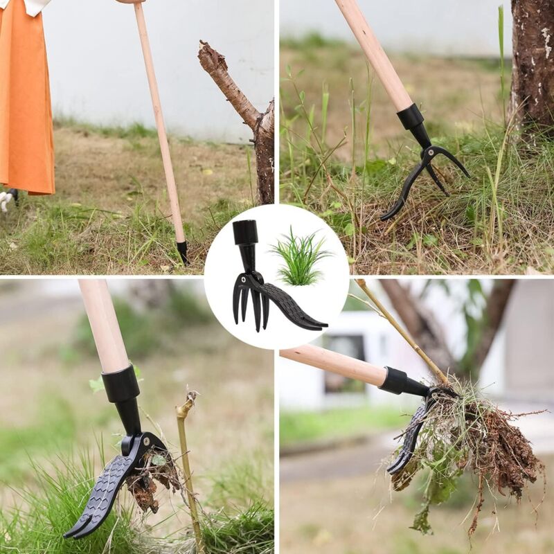 Tools Garden Manual Weeder Knife, Gardening Weed Puller Claw Tool, Hand Weeder Tool With 4 Claws, DAndelion Weed Puller - Image 3