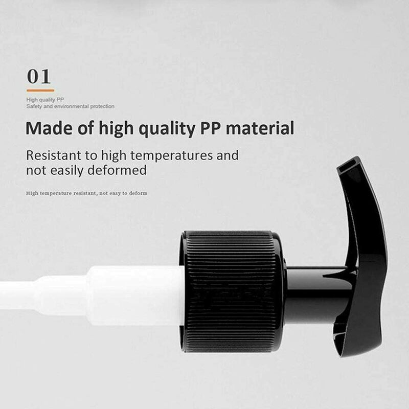 4 Pack 500Ml Pet Plastic Soap Dispenser With Black Lotion Pump Ideal For Kitchen Bathroom - Image 2
