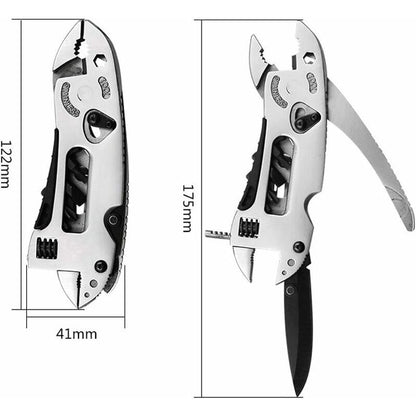 Multifunctional Adjustable Screwdriver Wrench Pliers Pocket Multitool Outdoor Camping - Image 4