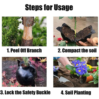 12 pcs High Pressure Plant Box Garden Growing Breeding Grafting Propagation Ball High Plant ROoting Device For Garden - Image 4