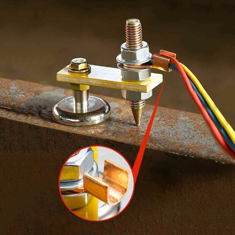 Welding Magnet Head, Welding Accessories Tool Welding Accessories Magnetic Ground Clamp For Welding - Image 3