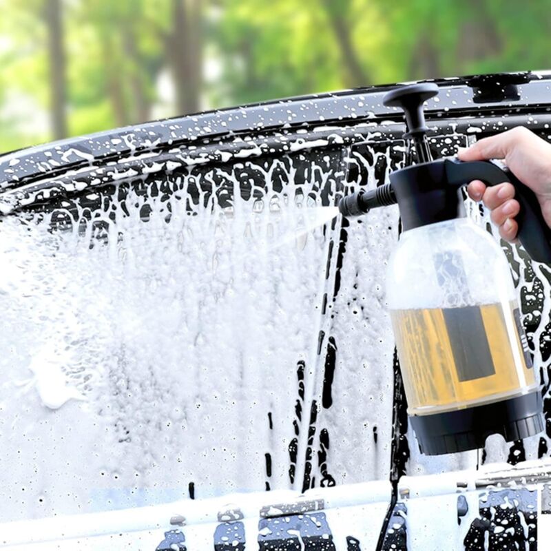 2L Pressure Sprayer, Car Hand Pump Foam Cannon, Portable Pressurized Water Mist Sprayer, Car Snow Foam Lance - Image 4