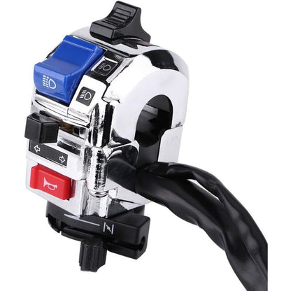Motorcycle Handlebar Switch,7/8Inch Left And Right Control Switch Headlight Turn Signal Horn High Low Beam Kill - Image 3