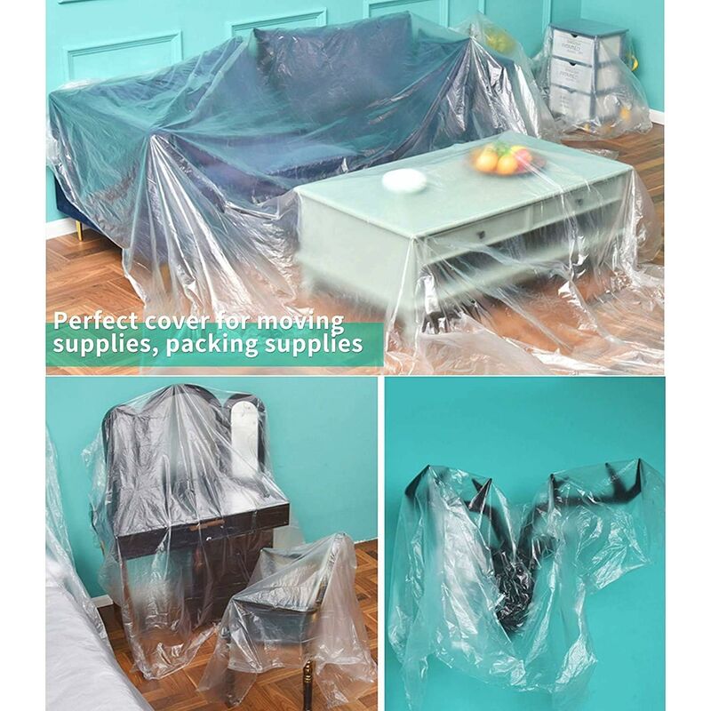 Sofa Cover Durable Waterproof Dustproof Furniture Cover,270Cm15M - Image 2