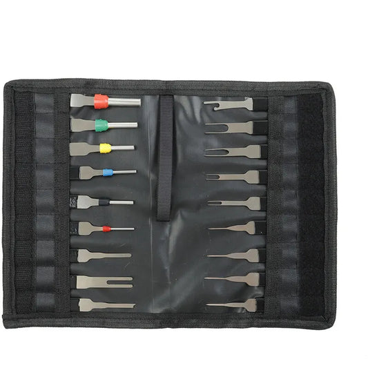 Terminal Extractor - 18 pcs Terminal Removal Tool Kit - High Hardness - No Rust - No Deformation - Car Electrical