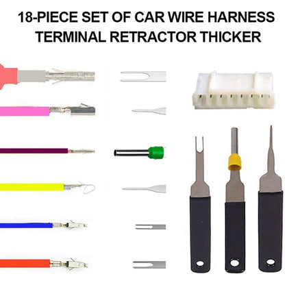 Terminal Extractor - 18 pcs Terminal Removal Tool Kit - High Hardness - No Rust - No Deformation - Car Electrical - Image 3