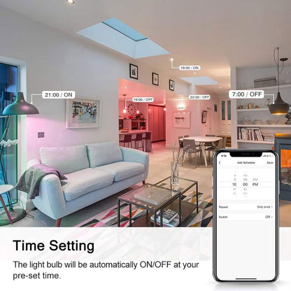 [Pack Of 4] Gu10 5W LED Bulb, Gu10 Alexa, Rgbw 3000K-6500K, [App Control] [Voice Control], Compatible With Google Home, - Image 3