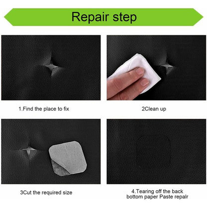 Leather Repair Patch, 1 ROll Self Adhesive Pu Leather Repair Patch First Aid Kit For Car Seat Sofa Furniture Jackets - Image 2