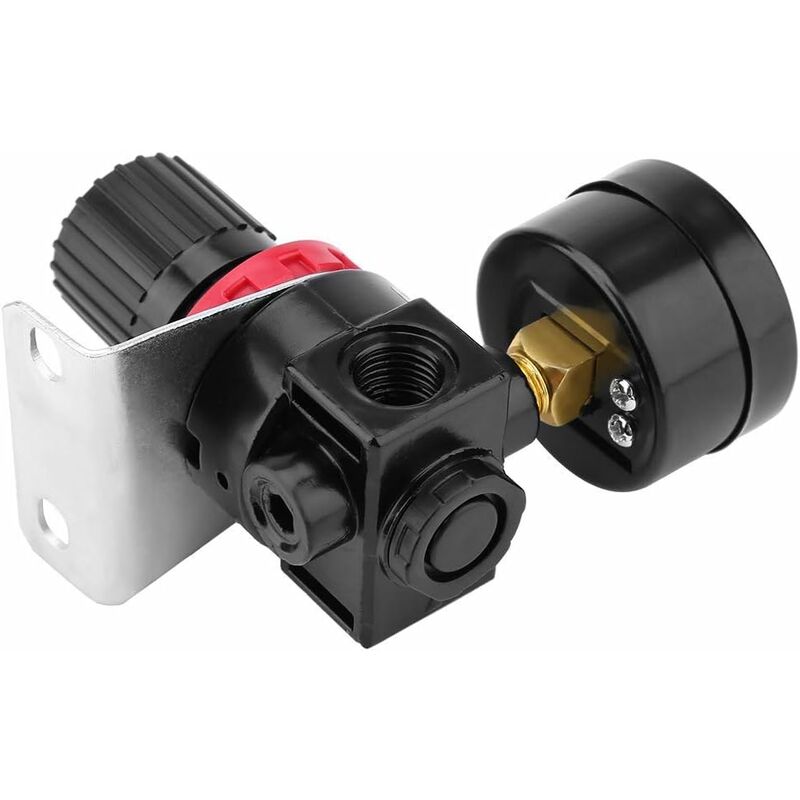 1 pcs Air Pressure Regulator Ar2000 G1/4 Pneumatic Control Compressor With Gauge - Image 4