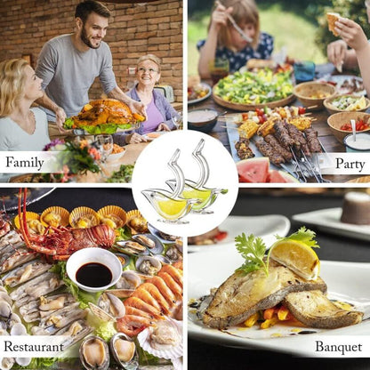 Deluxe Design Individual Lemon Squeezer, Manual Lemon Juicer Hand Press Acrylic Tableware Transparent Serving Dishes (2 - Image 4