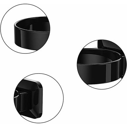 Hair Dryer Holder Wall Mounted Hair Dryer Holder Plastic Hair Dryer Holder No Drilling Hair Dryer Storage Organizer - Image 3