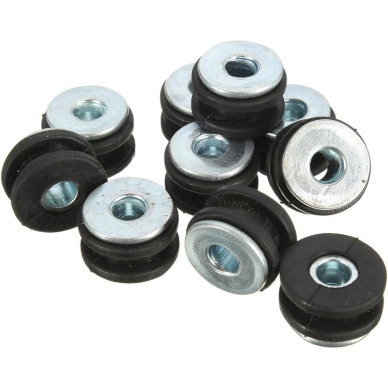 10 pcs Motorcycle Rubber Grommet Bolt For Honda/Yamaha/Suzuki/Kawasaki Fairings - Image 2