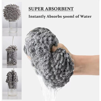 2 Pieces Hand Towels Bath Towels Kitchen Hand Towels Plush Absorbent Towels Hanging Hand Towel Terry Hand Towel Quick - Image 3