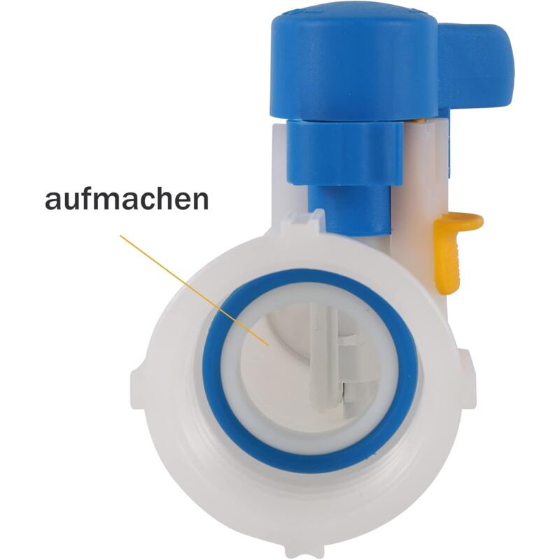 Ibc Adapter 50Mm To 62Mm 1000L Tank Valve Plastic, 1000 Liter Tank Connector For Rainwater Tank, Container - Image 3