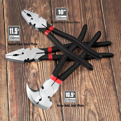 10.5" Fence Pliers - Solid Joint Pliers - Fence Pliers - Heavy Duty Fence Pliers - Multi-Tool For Fencing - Pliers With - Image 2