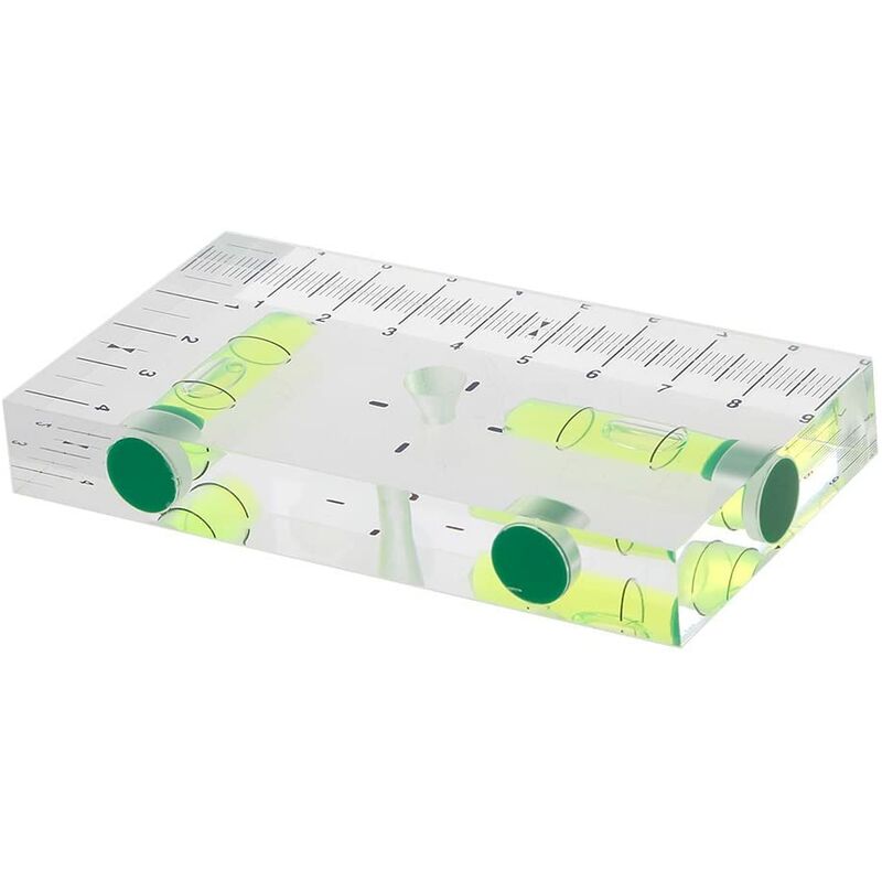 Mini High Precision Two-Direction Transparent Magnetic Spirit Level - Image 2