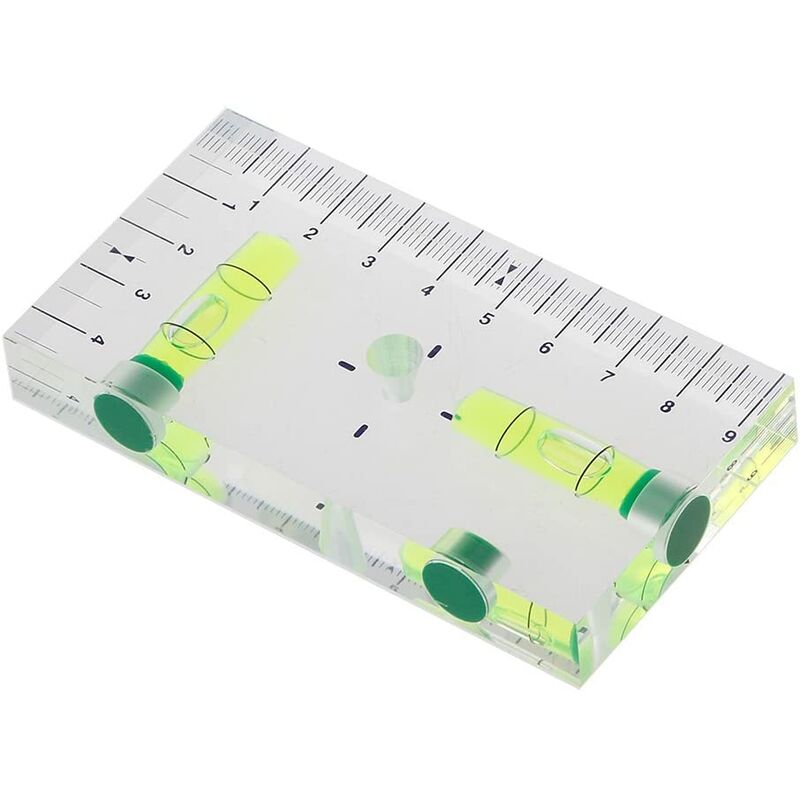 Mini High Precision Two-Direction Transparent Magnetic Spirit Level - Image 3