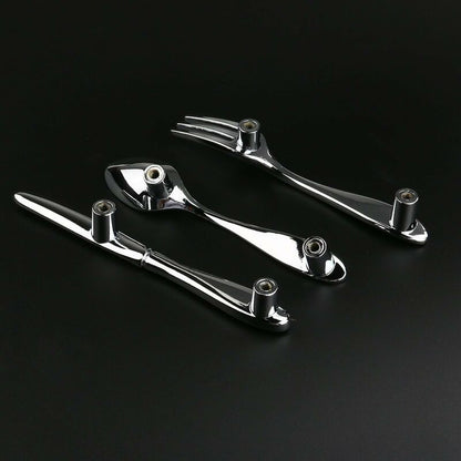 3 pcs Knife Spoon Fork Kitchen Cabinet Drawer Cupboard Pull Sleeve Knobs - Image 4