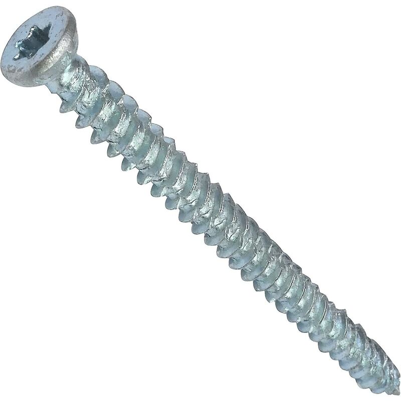 Pack Of 100 Direct Anchor Screws For Concrete Ø7.5X62Mm Countersunk Head Conical - With Star Recess T30 - Direct Fixing - Image 2