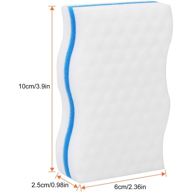 Magic Sponges, 24 pcs Extra Thick Melamine Cleaning Sponge - Magic Eraser For Bathroom, Pool, Kitchen, Floor, Wall - Image 2