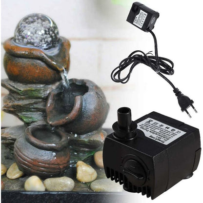 300L/H 5W Ultra Quiet Submersible Water Pump For Fountain Aquarium Pond (Eu Plug) - Image 2