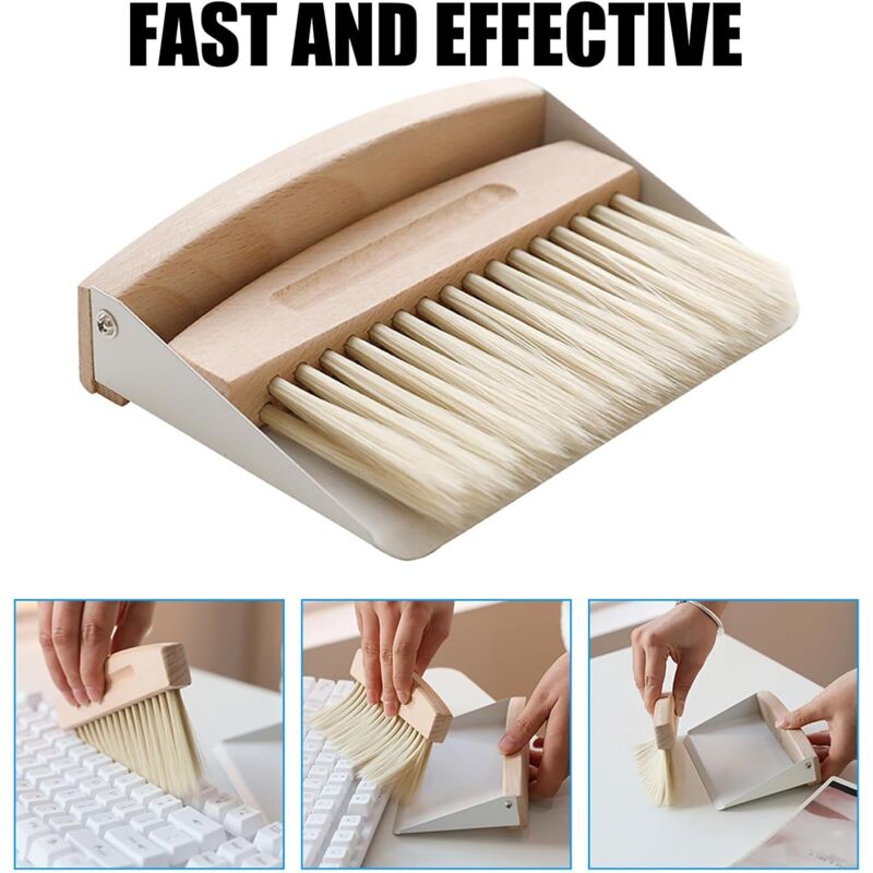 Dustpan And Brush Set, Table Broom, Mini Dustpan And Brush, Mini Dustpan And Brush, Hand Broom With Dustpan, Table - Image 4