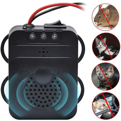 Ultrasonic Car Repellent With LED Strobe, Garage For Car ROdents Mice Pests Home Garage Attic Camping - Image 2