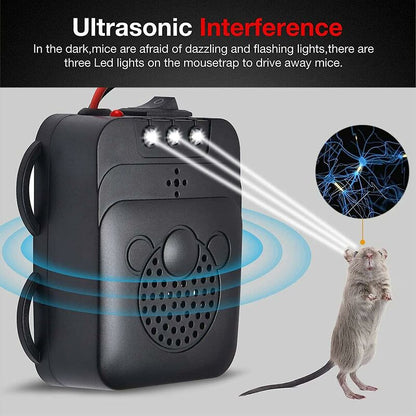 Ultrasonic Car Repellent With LED Strobe, Garage For Car ROdents Mice Pests Home Garage Attic Camping - Image 3