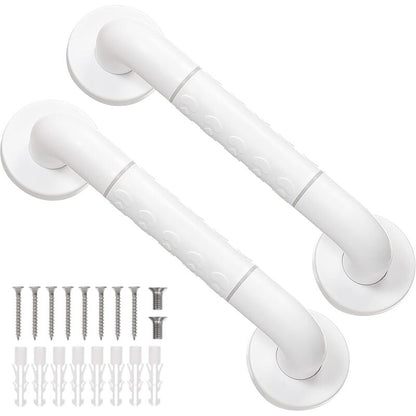 2 Stainless Steel Bathroom Grab Bars, 30Cm