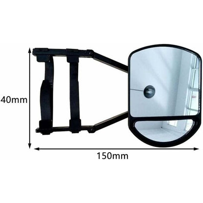 Rearview Mirror, Car Towing Mirror Extended Rearview Mirror Wide Angle Auxiliary Mirror For Car Truck Trailer Rv - Image 2