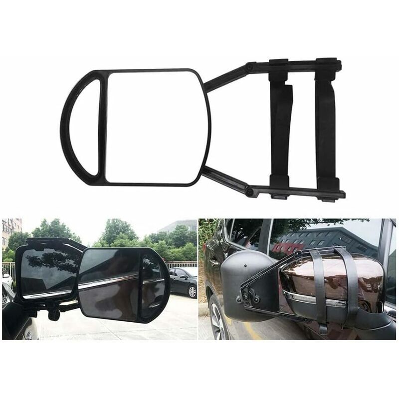 Rearview Mirror, Car Towing Mirror Extended Rearview Mirror Wide Angle Auxiliary Mirror For Car Truck Trailer Rv - Image 3