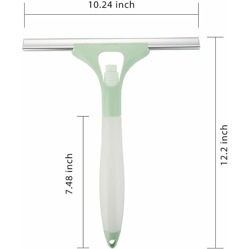 Green Car Window Cleaning Squeegee For Interior And Exterior - Image 2