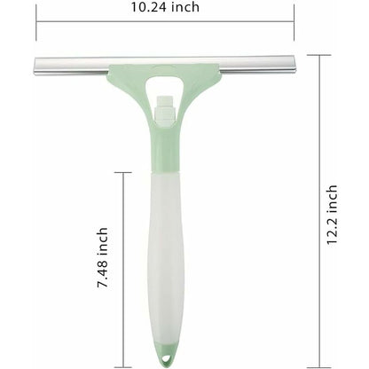 Green Car Window Cleaning Squeegee For Interior And Exterior - Image 2
