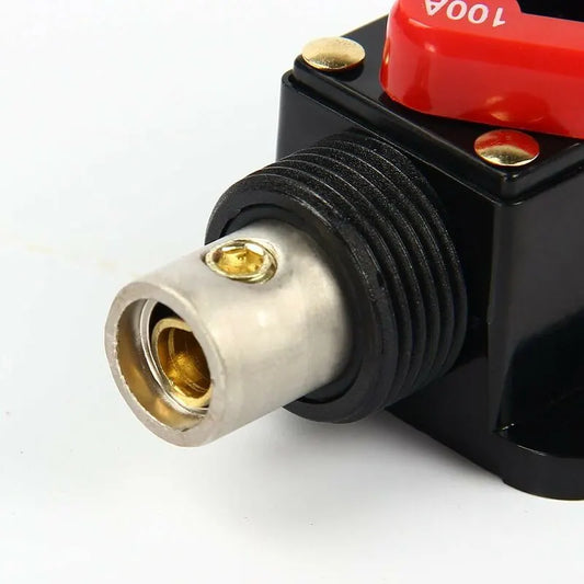 Car Circuit Breaker 12V - 24V Dc Car Protection With Manual Reset Switch Fuse 100A - Image 4