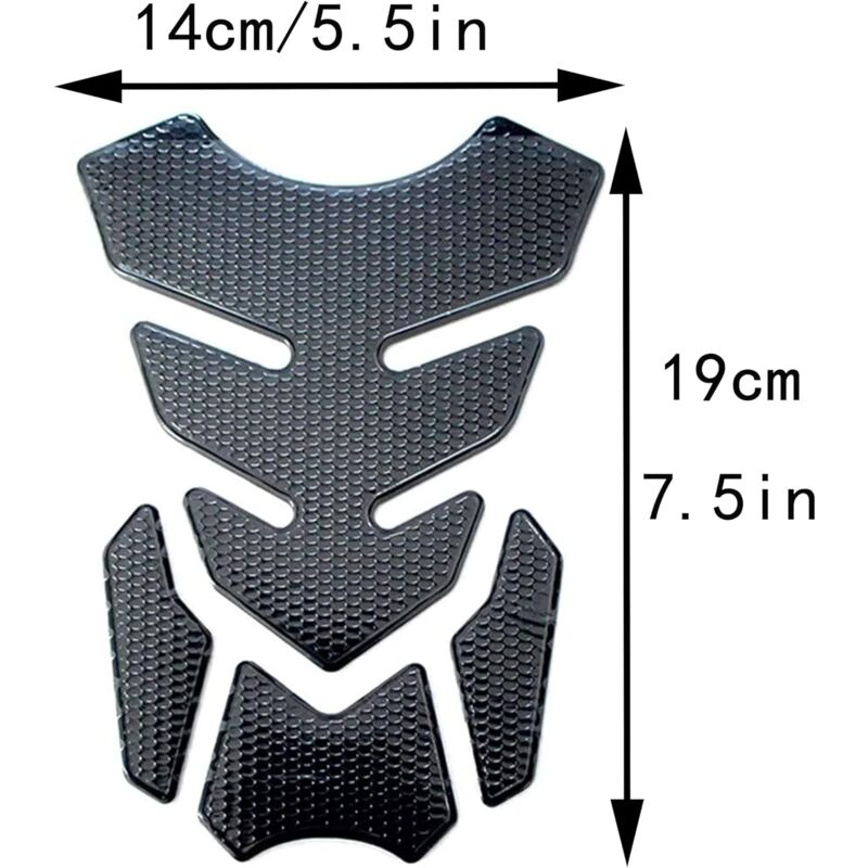 Tank Pad Motorcycle Carbon Fiber Tank Protector Sport Sticker Protective Tank Sticker 3D Motorcycle Tank Gas Tank Pad - Image 2