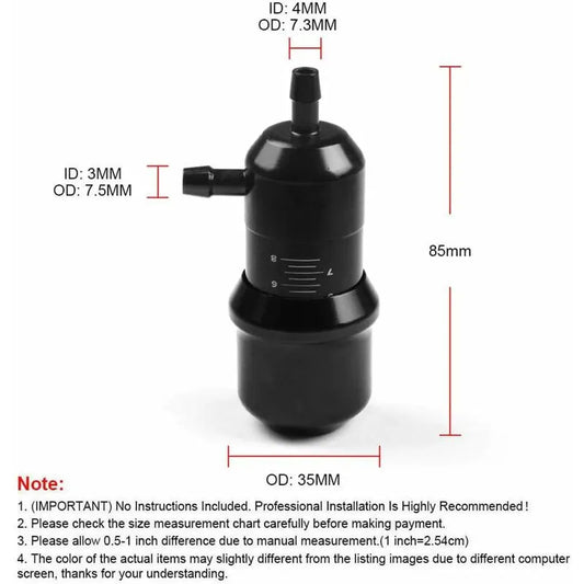 Universal Manual Turbo Boost Controller, Adjustable 0-60 Psi Aluminum Alloy Turbo Engine Controller Regulator Valve - Image 3