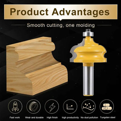 Classic Cove Edge And Trim ROuter Bit Classic Cove Contour ROuter Bit With 1/2-Inch Shank (1/2" Shank Width) - Image 2